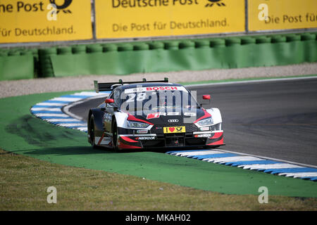 05.05.2018, Hockenheimring, Hockenheim, DTM 2018, 1.Lauf Hockenheimring,04.05.-06.05.2018 , im Bild Loic Duval (FRA#28) Audi Sport Team Phoenix, Castrol EDGE Audi RS 5 DTM Foto: Cronos/Hasan Bratic Foto Stock