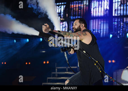 MIRAMAR FL - maggio 06: John Cooper della padella esegue al Miramar Parco Regionale anfiteatro maggio su 6, 2018 in Miramar, Florida. Persone: John Cooper Foto Stock