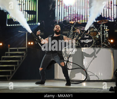 MIRAMAR FL - maggio 06: John Cooper della padella esegue al Miramar Parco Regionale anfiteatro maggio su 6, 2018 in Miramar, Florida. Persone: John Cooper Foto Stock