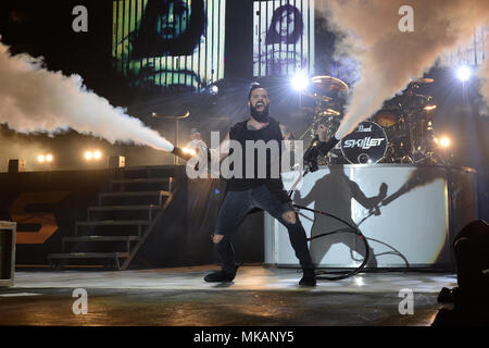 MIRAMAR FL - maggio 06: John Cooper della padella esegue al Miramar Parco Regionale anfiteatro maggio su 6, 2018 in Miramar, Florida. Persone: John Cooper Foto Stock