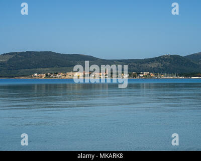 Vista di Alghero, Sardegna, Italia Foto Stock