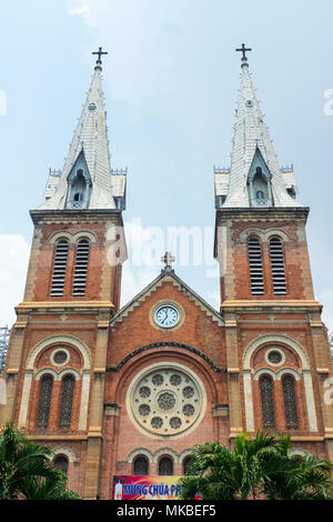 La cattedrale di Notre Dame Basilica, Ho Chi Minh City, Vietnam. Foto Stock