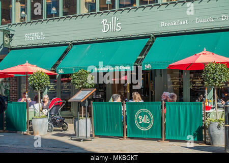 Fatture ristorante,Rosa Lane, Canterbury,Kent,l'Inghilterra,UK Foto Stock
