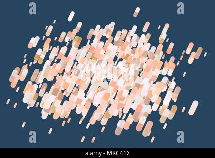 Abstract illustrazioni delle capsule, medicina o pillole, modello concettuale. Buona per la progettazione dello sfondo. Farmacia concettuale della salute. Vettore grafico. Illustrazione Vettoriale