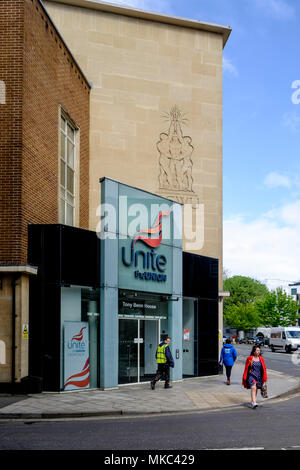 La Unite union building in Bristol Foto Stock