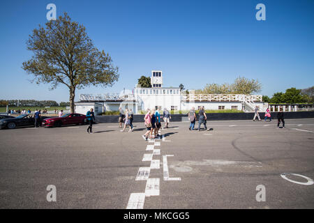 Transatlantic domenica alla prima colazione Club, Goodwood circuito motore vicino a Chichester, West Sussex, Regno Unito (6 maggio 2018) Foto Stock