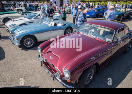 Transatlantic domenica alla prima colazione Club, Goodwood circuito motore vicino a Chichester, West Sussex, Regno Unito (6 maggio 2018) Foto Stock