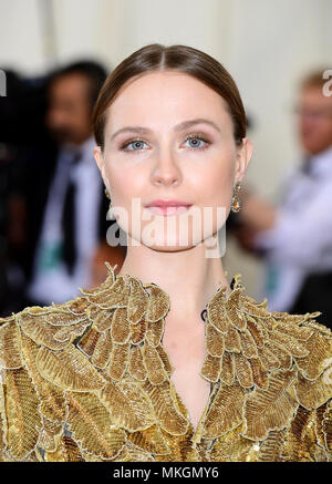 Evan Rachel Wood frequentando il Metropolitan Museum of Art Costume Institute Gala benefici 2018 in New York, Stati Uniti d'America. Foto Stock