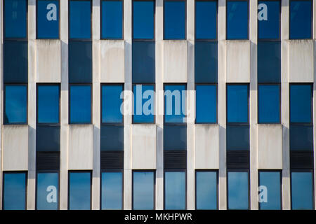 Vista ravvicinata di un edificio a Manhattan, New York City, Stati Uniti d'America. Foto Stock