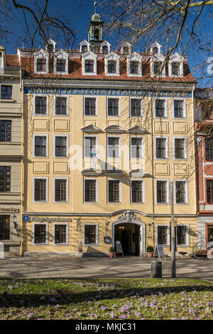 Casa sulla strada principale, Dresden Neustadt, Kugelgen, Neustadt, Kügelgenhaus in der Hauptstrasse, Dresden Foto Stock