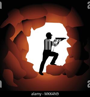 I costruttori di grandi set Illustrazione Vettoriale