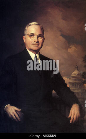 Il presidente Harry S Truman Foto Stock