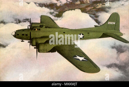 B-17 Flying Fortress Bomber Foto Stock