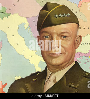 Dwight D. Eisenhower Foto Stock