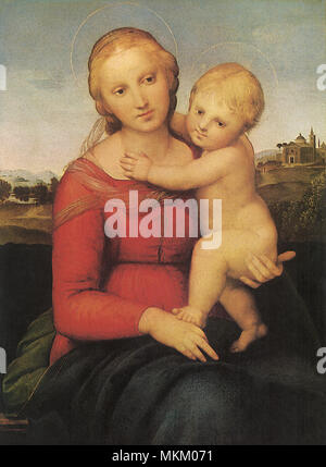 La piccola Madonna Cowper Foto Stock