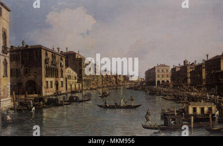 Grand Canal. Venezia. Foto Stock