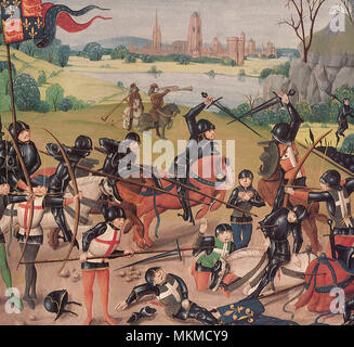 Battaglia di Agincourt 1475 Foto Stock