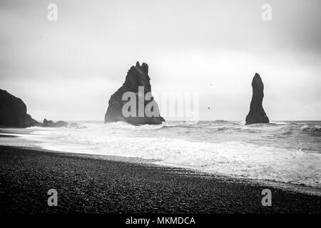 Viaggio in Islanda (ghiacciaio, Northern Lights, neve, ghiaccio, iceberg) Foto Stock