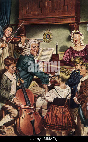 Bach Orchestra di famiglia Foto Stock