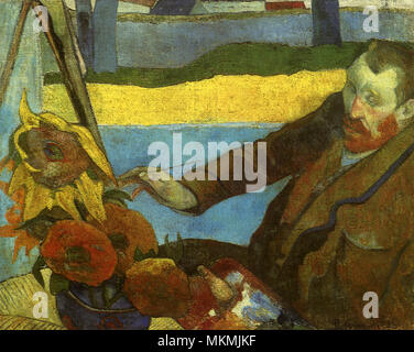 Van Gogh pittura Girasoli Foto Stock
