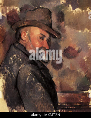 Cézanne autoritratto Foto Stock