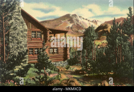 Bear Lake Lodge, Parco Nazionale delle Montagne Rocciose Foto Stock