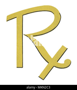 Simbolo di farmacologia Foto Stock