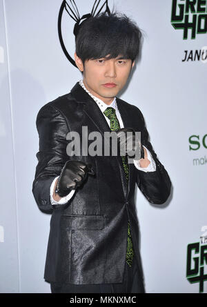 Jay Chou - il Hornet verde Premiere al Chinese Theatre di Los Angeles.a Jay Chou 06 Red Carpet Event, verticale, STATI UNITI D'AMERICA, industria cinematografica, celebrità, fotografia, Bestof, arte cultura e intrattenimento, Topix celebrità moda / Verticale, meglio di, evento nella vita di Hollywood - California, moquette rossa e dietro le quinte, USA, industria cinematografica, celebrità, movie celebrità, personaggi televisivi, musica celebrità, fotografia, Bestof, arte cultura e intrattenimento, Topix, headshot, verticale, una persona, dall'anno , 2011, inchiesta tsuni@Gamma-USA.com Foto Stock