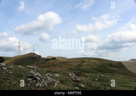 Natura, montagne e foreste in Bucovina, Romania Foto Stock
