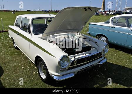 Cleveleys Lancashire, Regno Unito. Il 6 maggio 2018. Cleveleys Classic Car Show a Jubilee Gardens (BVPG) Blackpool veicolo gruppo di conservazione Foto Stock