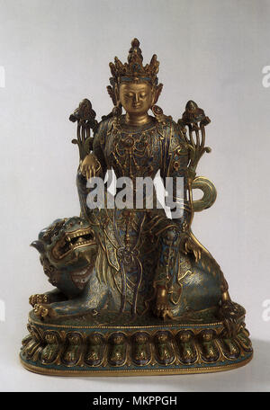 La figura del Bodhisattva Foto Stock