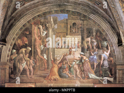 Incendio di Borgo 1514 Foto Stock