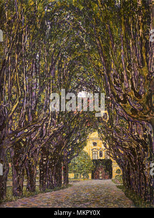Avenue nel Parco di Schloss Kammer Foto Stock