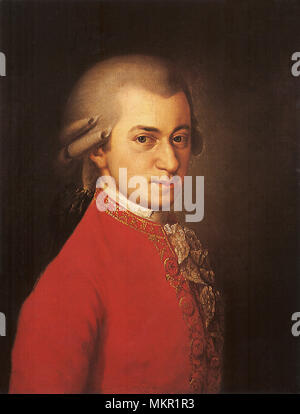 Wolfgang Amadeus Mozart Foto Stock