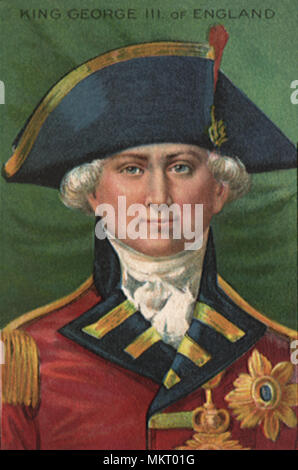 Il re George III d'Inghilterra Foto Stock