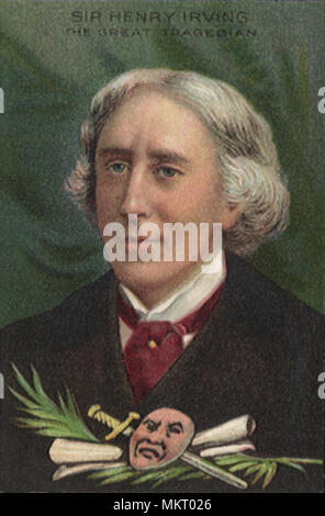 Sir Henry Irving, il grande Tragedian Foto Stock
