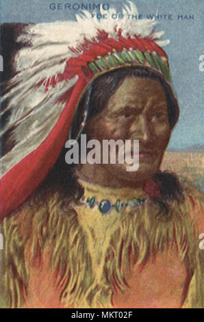 Geronimo Apache capo indiano Foto Stock