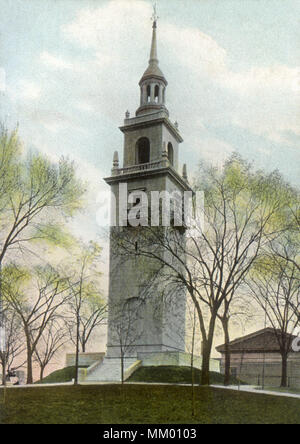 Monumento di evacuazione. Dorchester Heights. 1906 Foto Stock