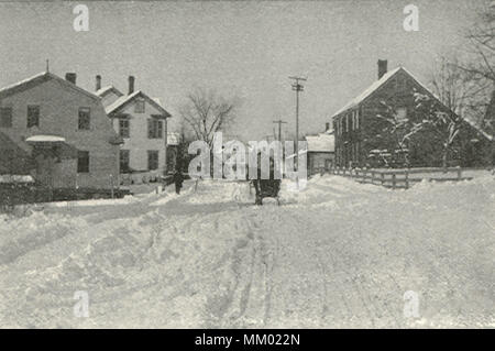 Vecchia Taverna di pesce. South Hadley Falls. 1891 Foto Stock