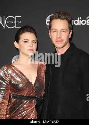 West Hollywood, California, Stati Uniti d'America. 8 Maggio, 2018. GINNIFER GOODWIN e JOSH DALLAS frequentare il 'Una volta' serie di screening finale svoltasi presso il London West Hollywood. Credito: Faye Sadou/AdMedia/ZUMA filo/Alamy Live News Foto Stock