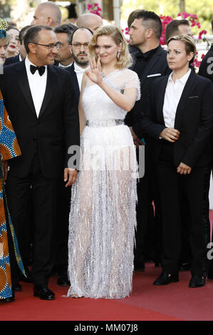 Cannes, Frankreich. 08 Maggio, 2018. Lea Seydoux frequentando il Gala di apertura con la premiere di " tutti conoscono/Todos Lo Saben" durante la settantunesima Cannes Film Festival presso il Palais des Festivals in maggio 08, 2018 a Cannes, Francia | Verwendung weltweit Credito: dpa/Alamy Live News Foto Stock