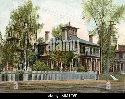 Onorevole James G. Blaine Residence. Augusta.1905 Foto Stock