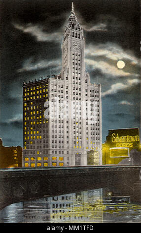 Wrigley Building. Chicago. 1935 Foto Stock