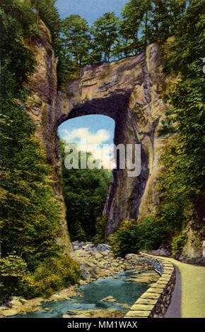 Il Ponte naturale. 1940 Foto Stock