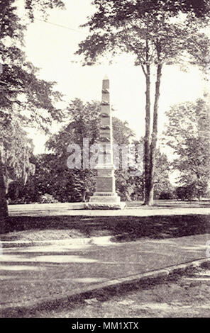 Xxi reggimento monumento. New London. 1901 Foto Stock