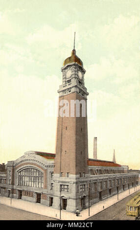 Sul lato ovest della casa mercato. Cleveland. 1914 Foto Stock