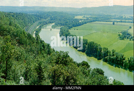 Vista del fiume. Cascate del Niagara. 1960 Foto Stock