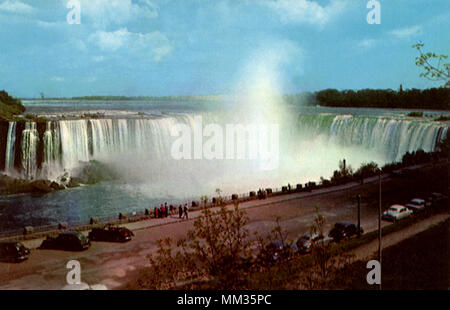 Vista delle Cascate del Niagara. 1960 Foto Stock