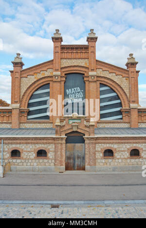 Matadero, ex macello complesso, Legazpi, Madrid, Spagna Foto Stock