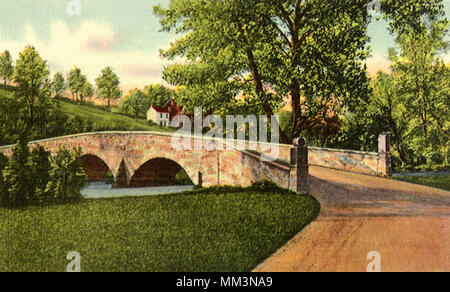 Burnside Bridge. Sharpsburg. 1940 Foto Stock